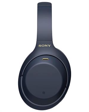 Sony - WH-1000XM4 - Støjreduktions trådløs hovedtelefoner - Blå siden